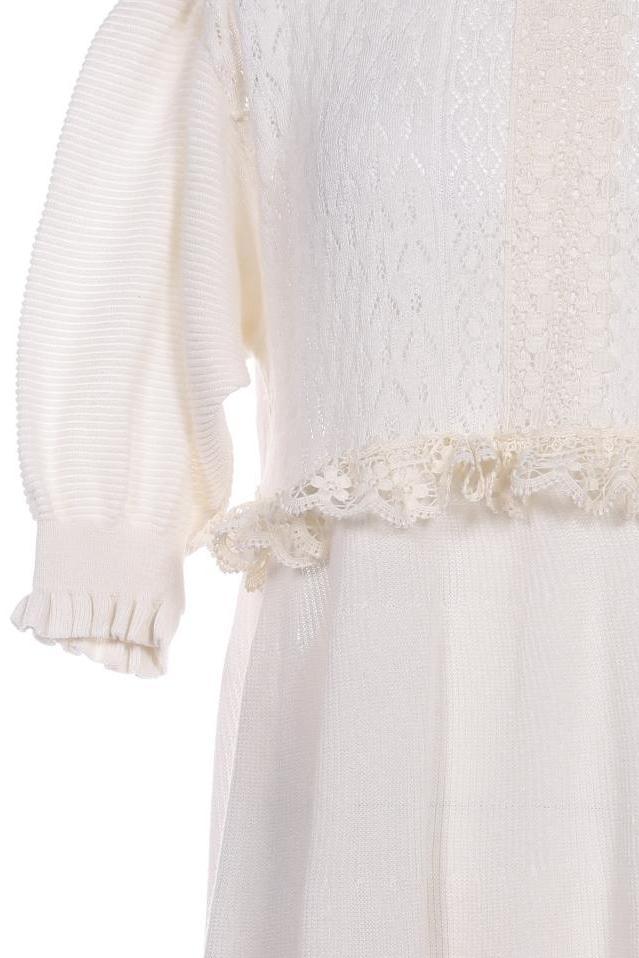 Zara Damen Dress Cream White M 4