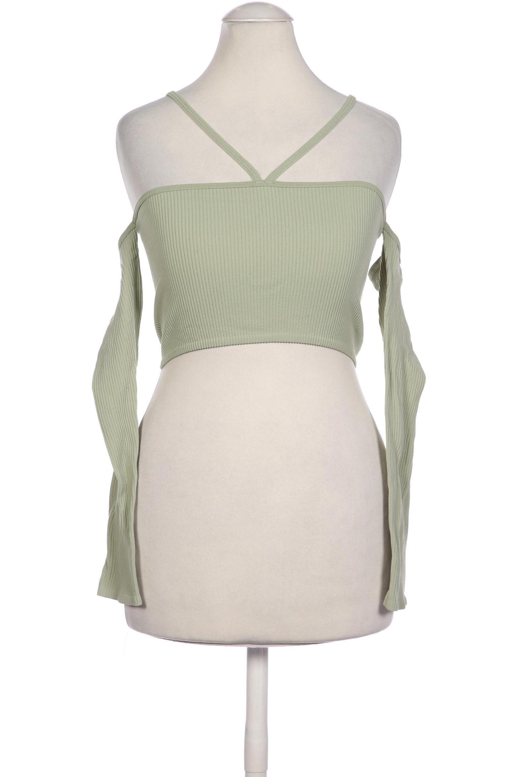 Zara Damen Langarmshirt Hellgrün XS 4