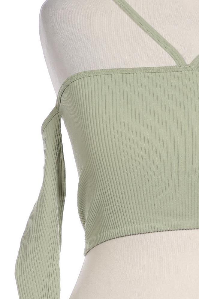 Zara Damen Langarmshirt Hellgrün XS 6
