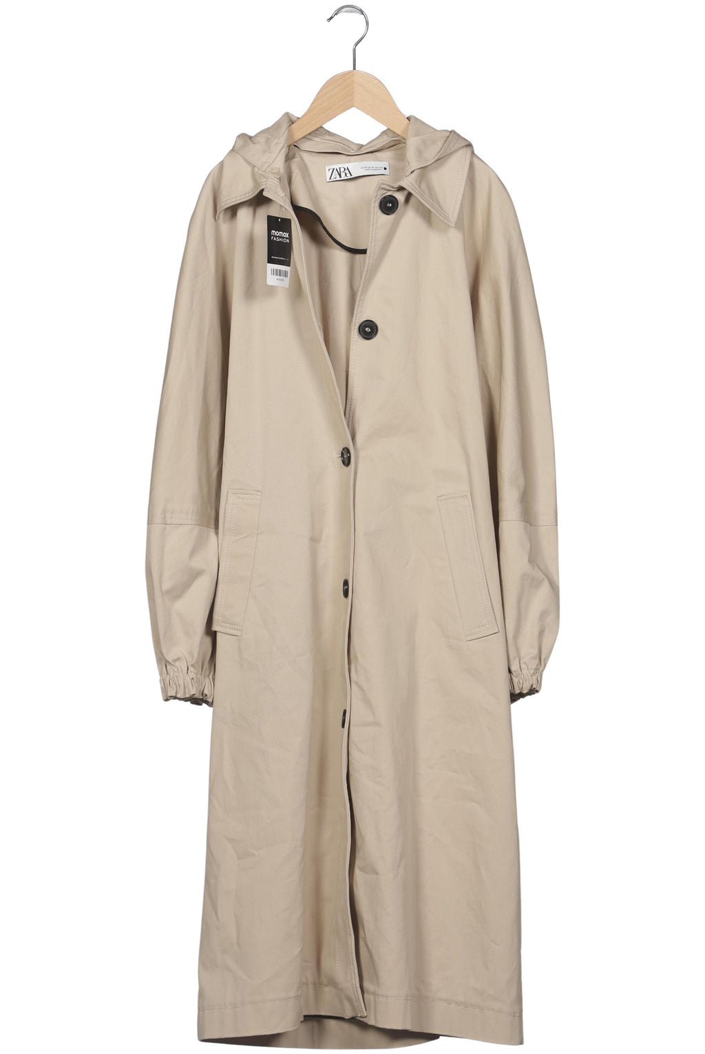 Zara Women Coat Beige M 2