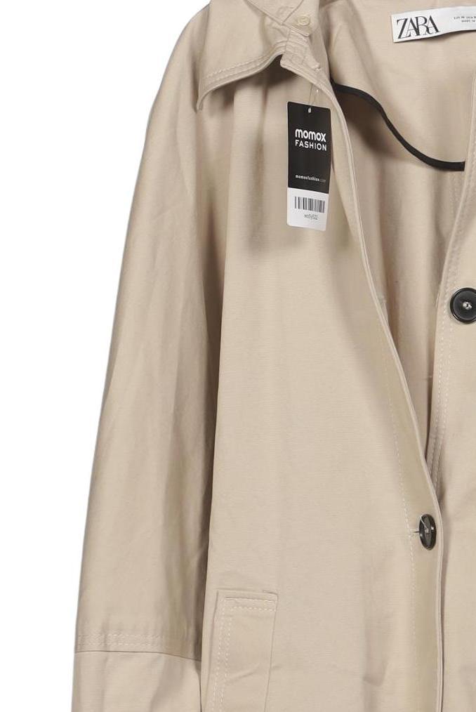 Zara Women Coat Beige M 4