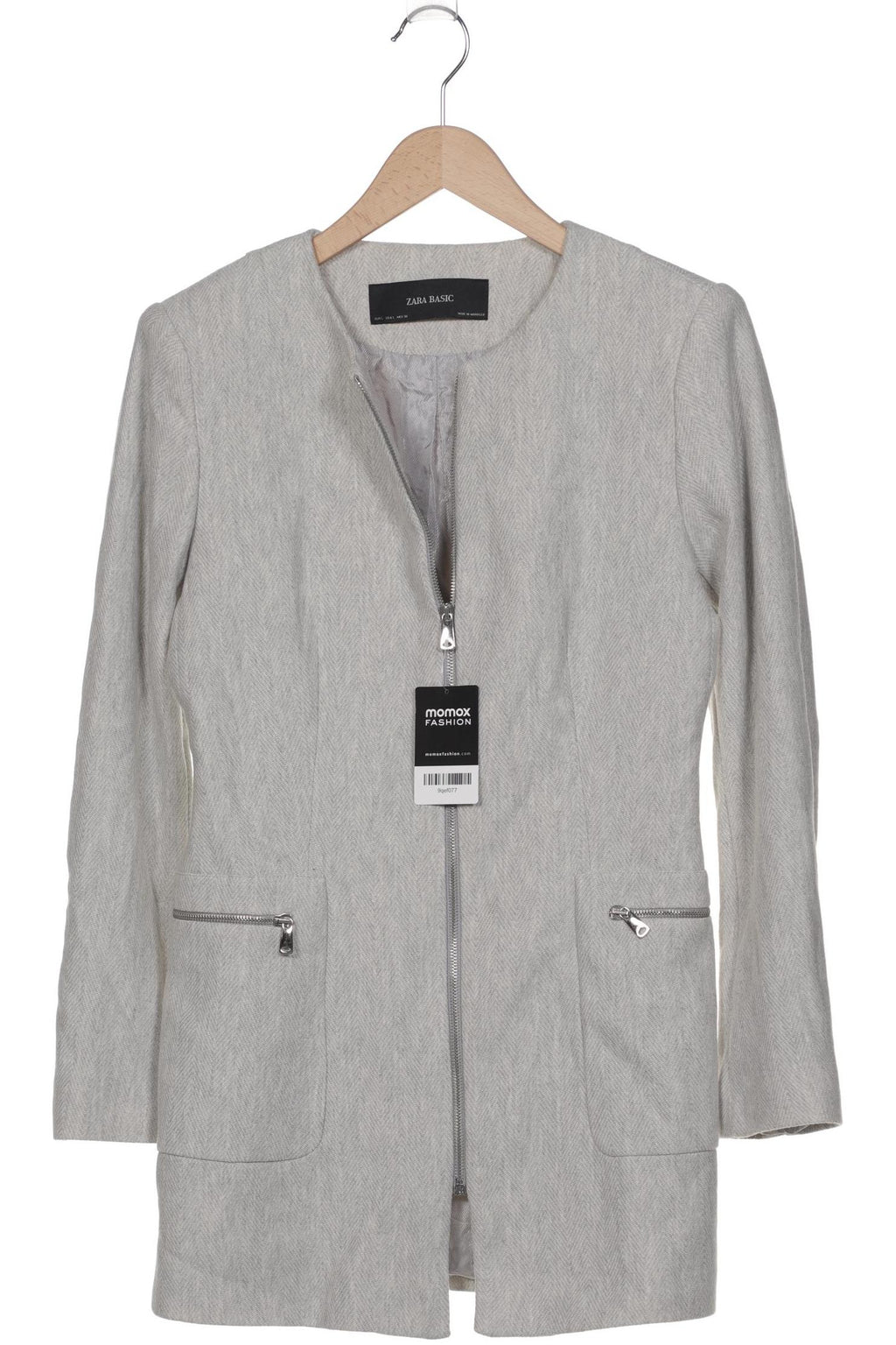Zara Women Coat Gray Size L 4