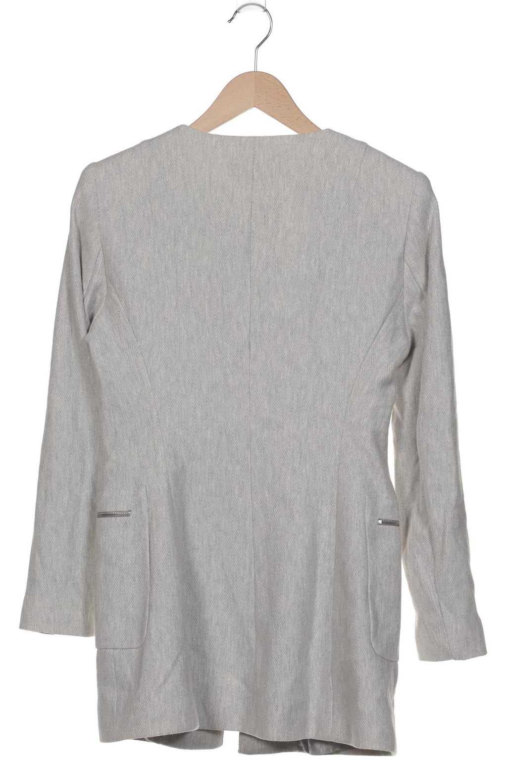 Zara Women Coat Gray Size L 5