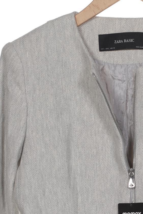 Zara Women Coat Gray Size L 6