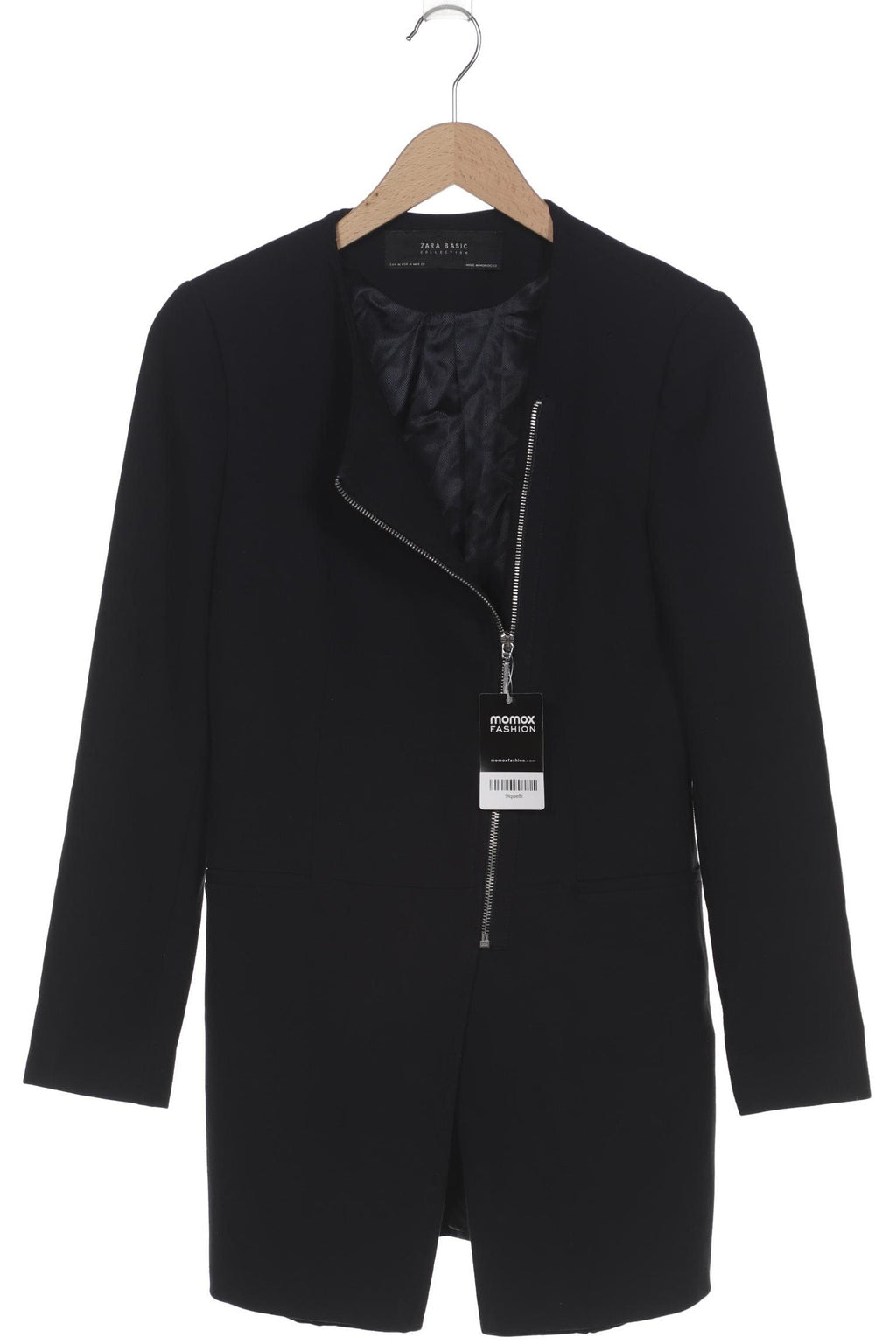 Zara Coat Women's Navy Blue M 7