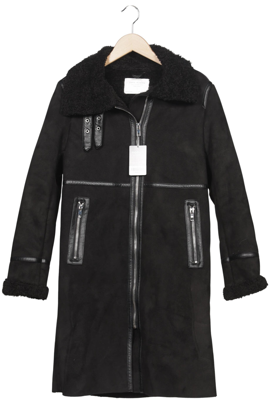 Zara Women Coat Black Size S 2