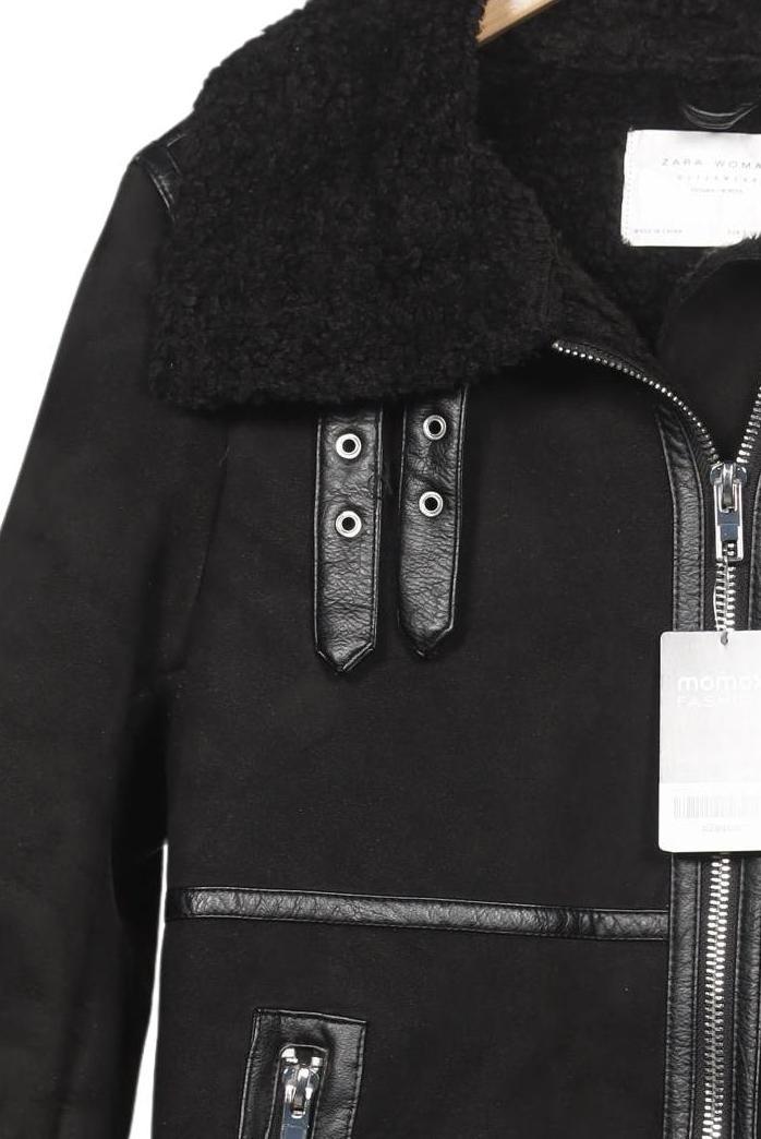 Zara Women Coat Black Size S 4