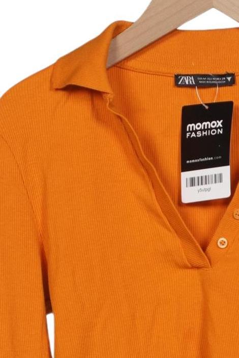 Zara Polo Shirt Orange M 3