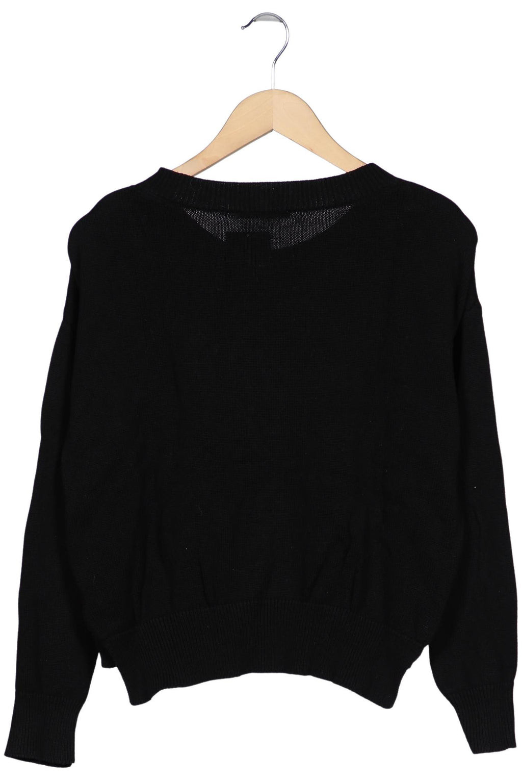 Zara Damen Pullover Schwarz M Baumwolle 8