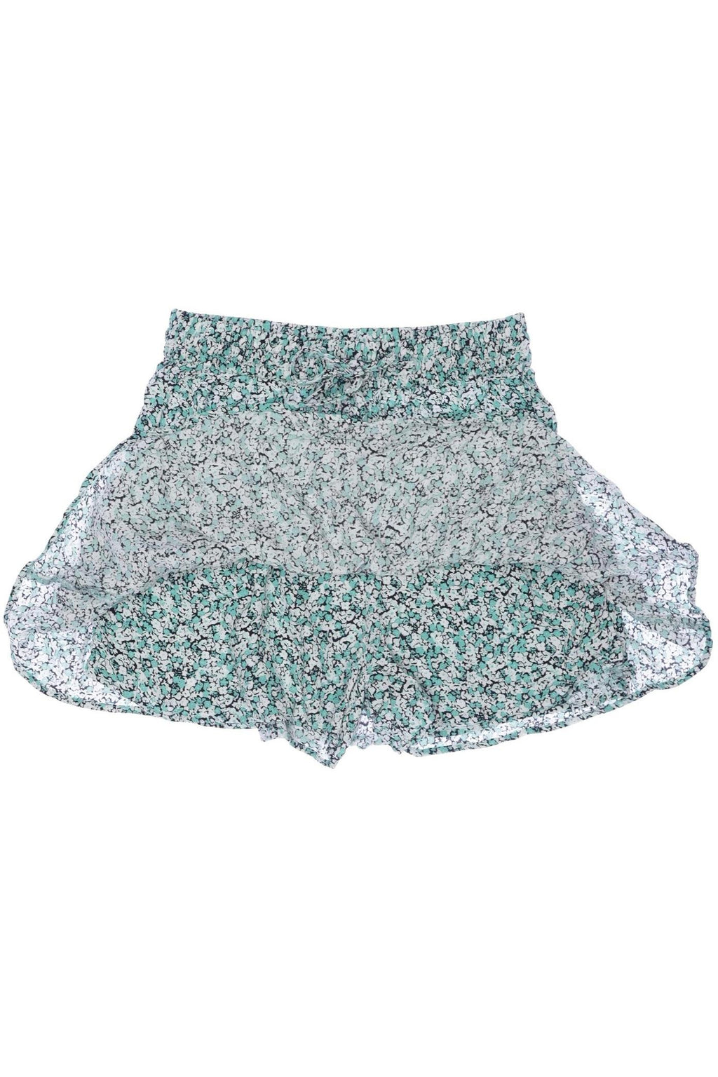 Jupe Femme Zara Vert Clair XS Viscose 6