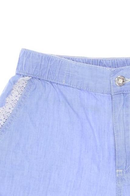 Zara Damen Shorts Light Blue Size S Cotton 7