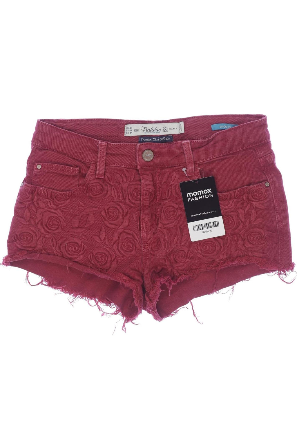 Zara Shorts Red EU 34 4