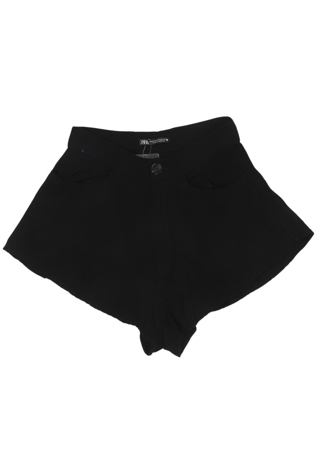 Zara Damen Shorts Black Size XS Viscose 10