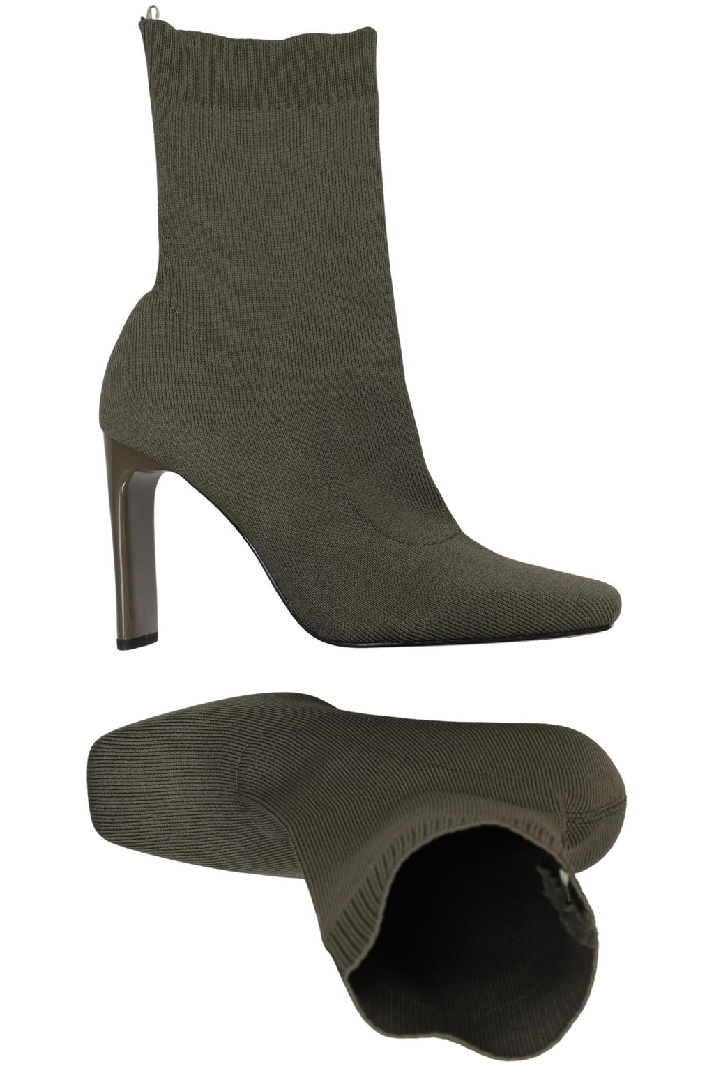 Zara Bottines Femme Vert EU 39 6