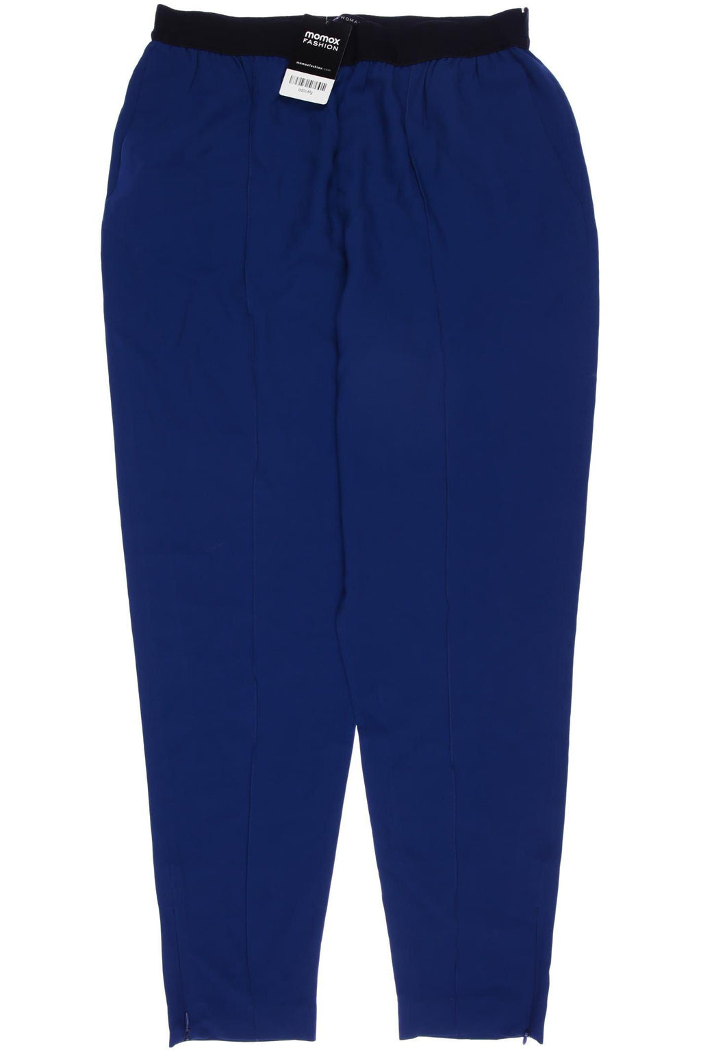 Zara Damen Trousers Navy Blue L Viscose 3