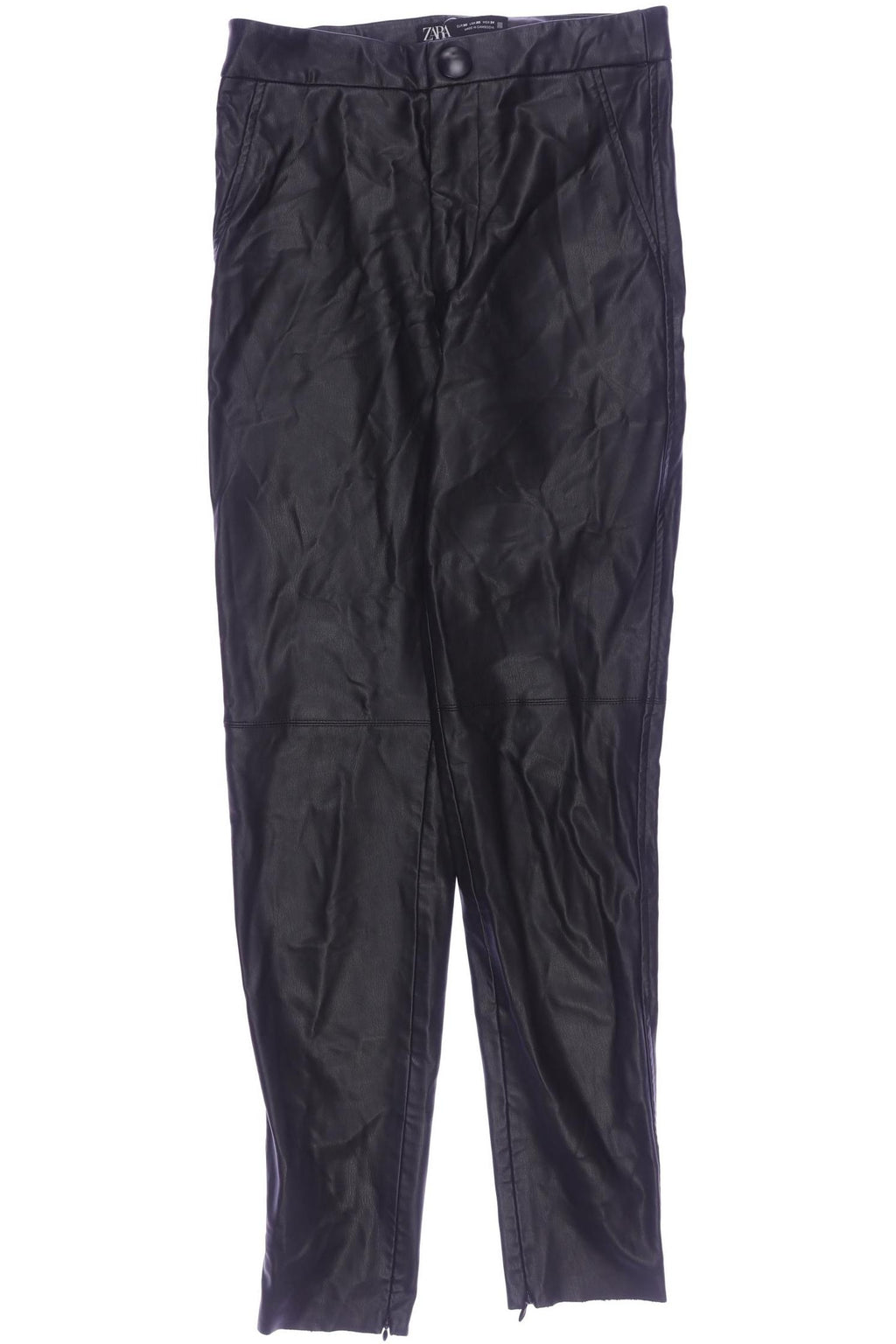 Zara Damen Synthetic Trousers Black Size XS 4