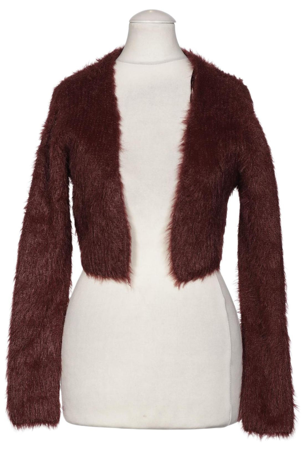 Zara Knit Cardigan Bordeaux Size S 4