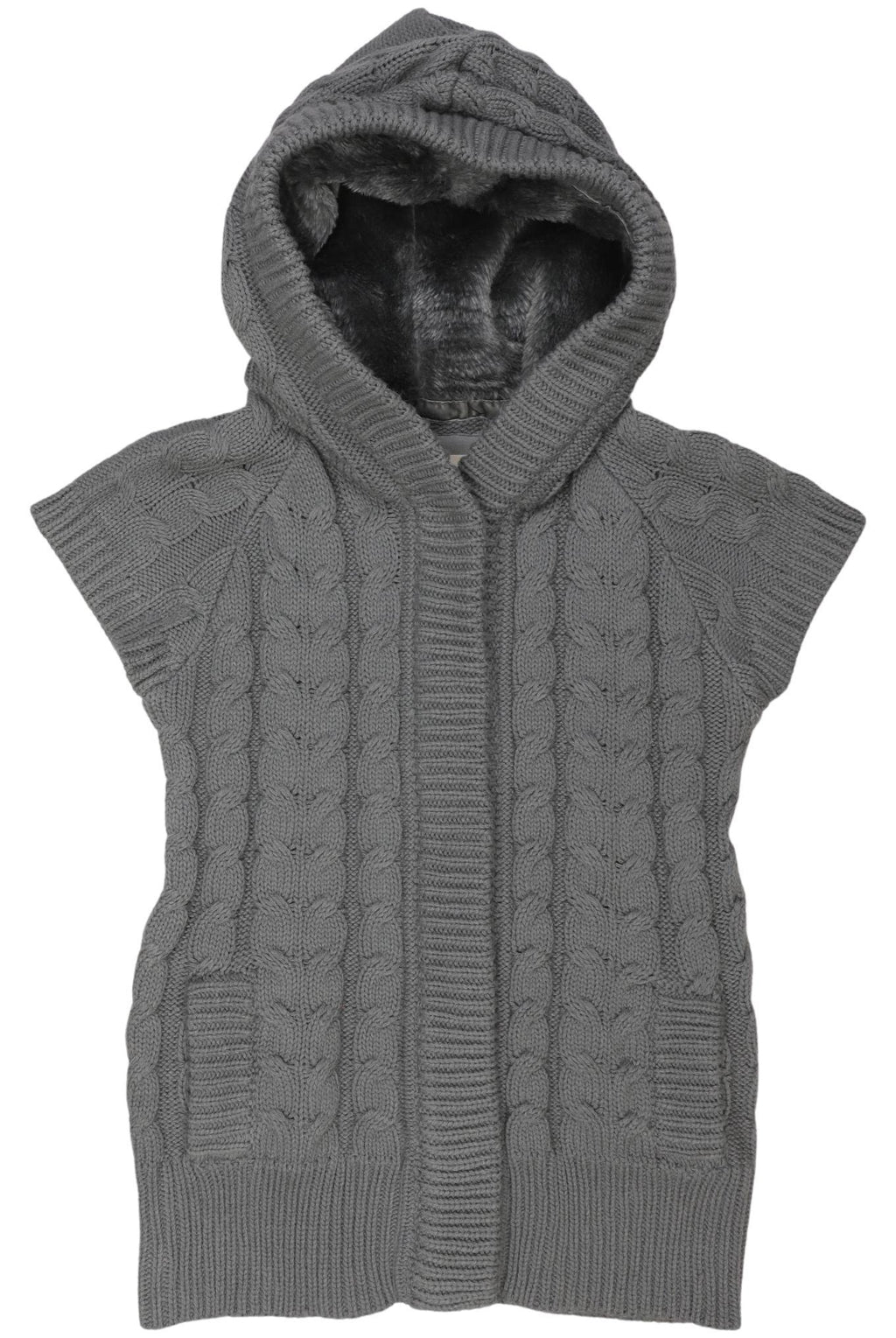 Zara Damen Weste Gray M Synthetic 2