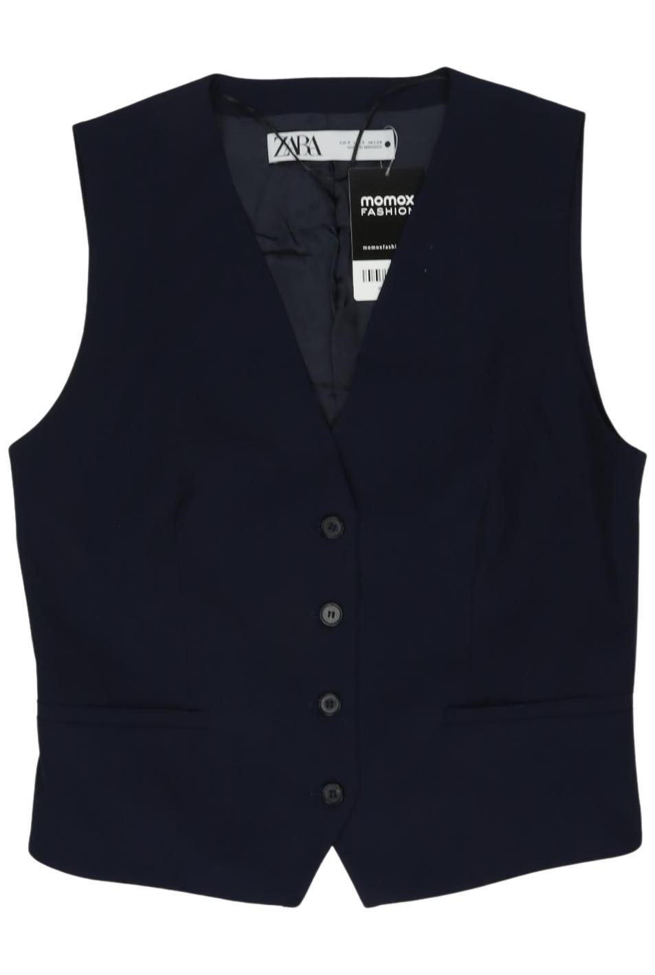 Zara Women's Vest Navy Blue Size S 2