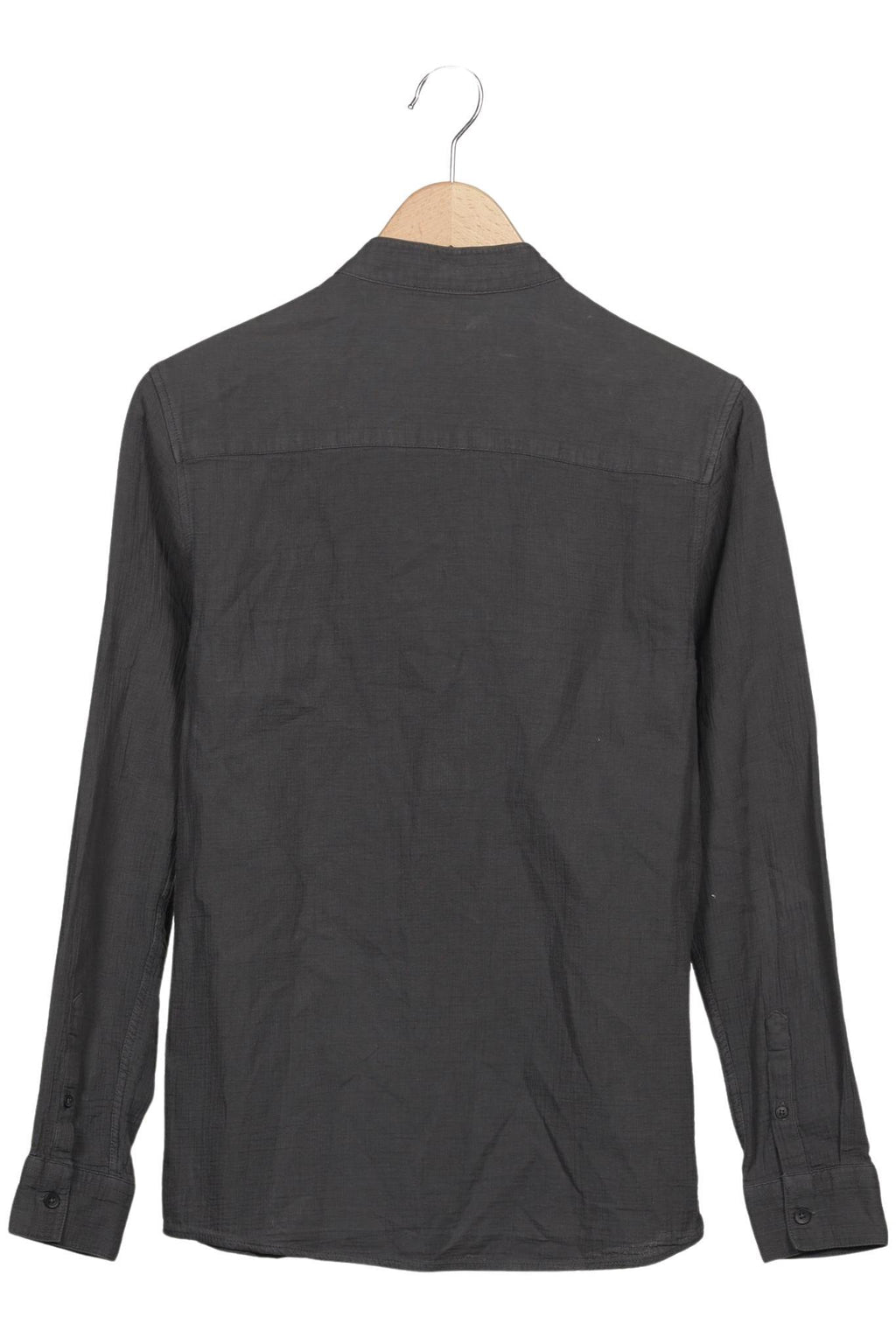 Zara Men Shirt Gray Cotton Size S 3