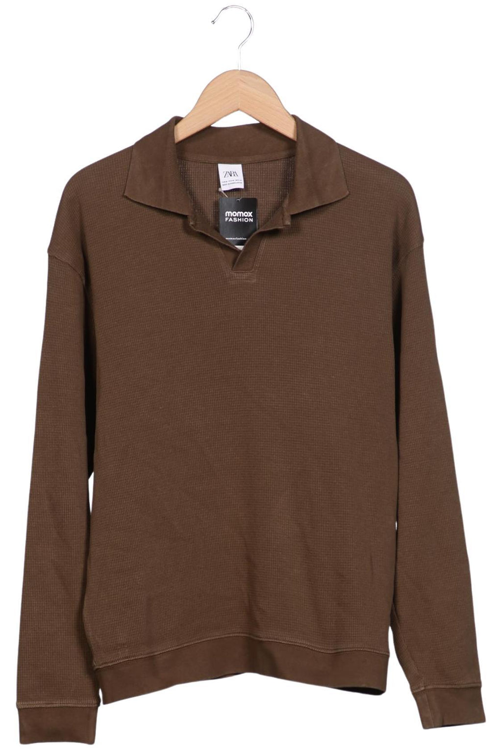 Zara Polo Shirt Brown M 2
