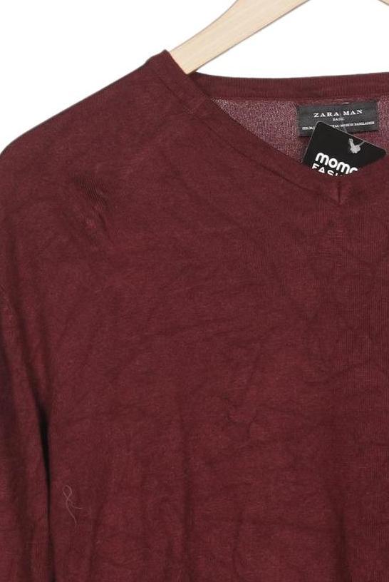 Zara Pull Homme Bordeaux XL 4