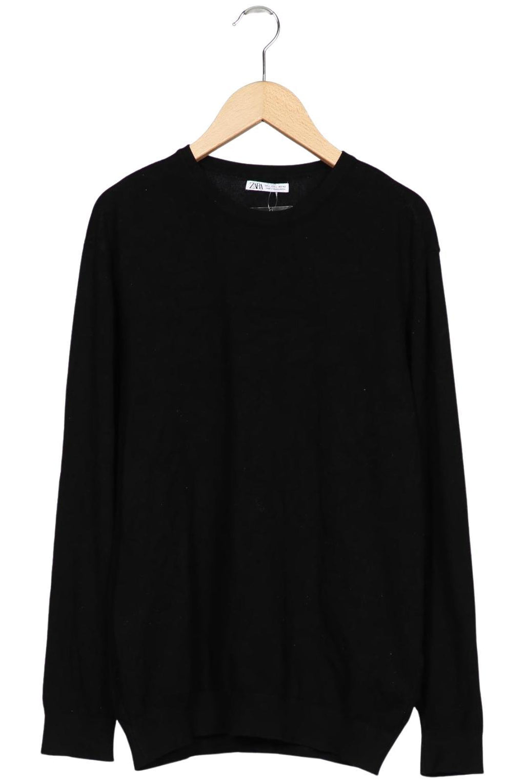 Zara Herren Pullover Schwarz Gr. L 4