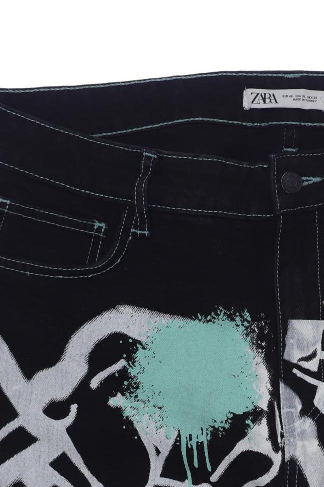 Zara Men Shorts Black 46 6