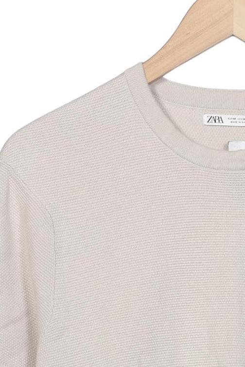 Zara Men T-Shirt Beige M 6
