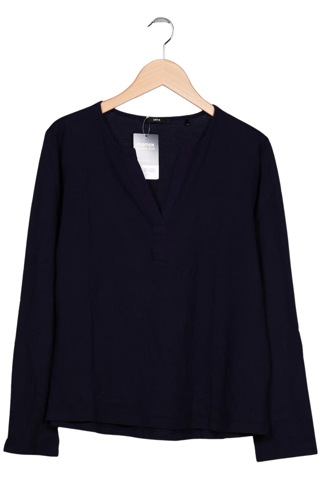 Zero Women's Long Sleeve Shirt Navy EU 44 Cotton 4