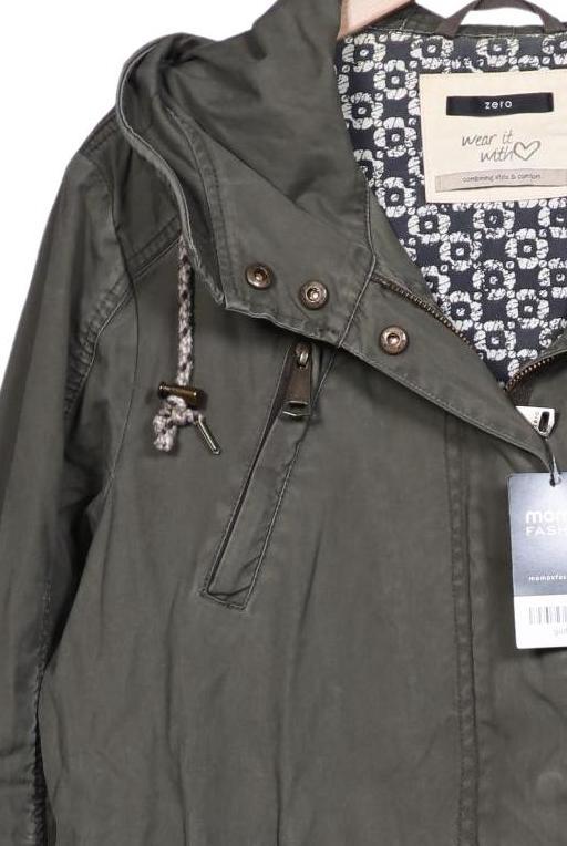 Zero Women Coat Green EU 40 Cotton 4