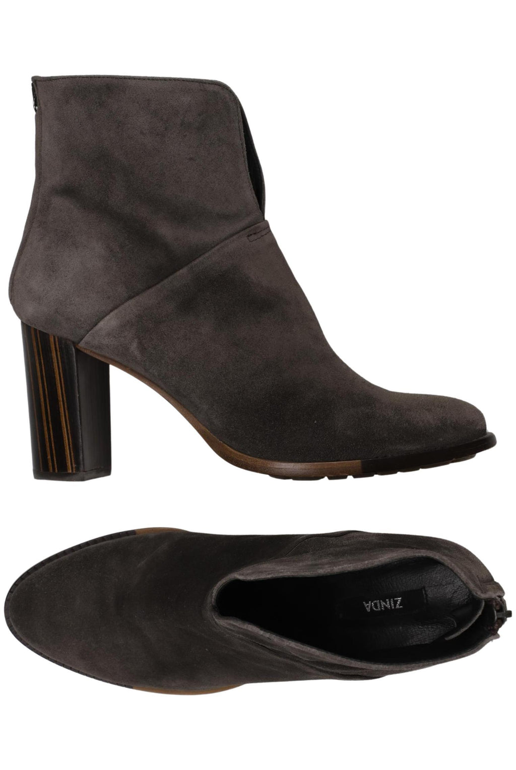 Zinda Damen Stiefelette Grau EU 40 Leder 2