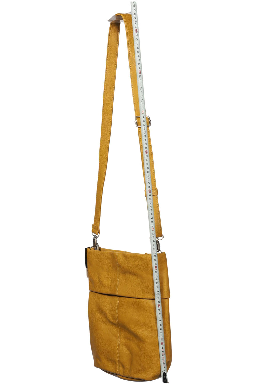 Zwei Damen Große Handtasche Gelb Synthetik 3