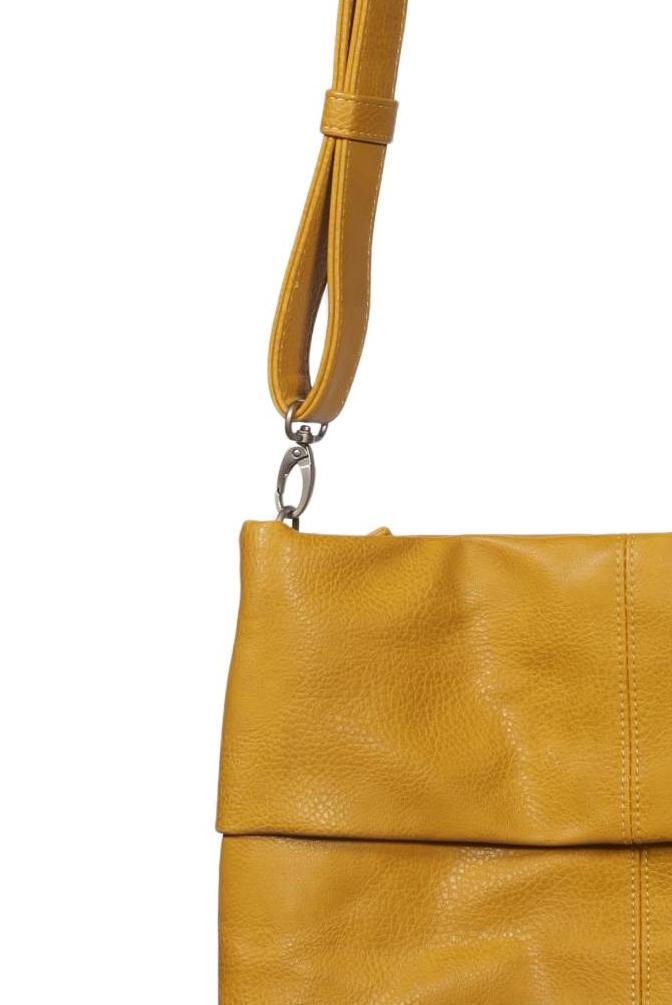 Zwei Damen Große Handtasche Gelb Synthetik 4