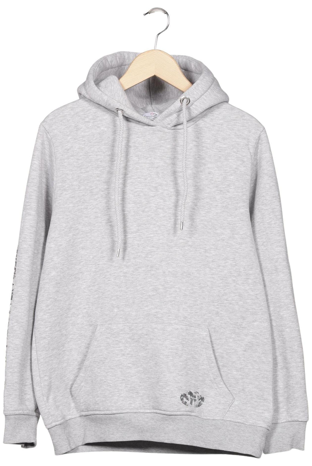 Zwillingsherz Women's Hoodie Gray S 4
