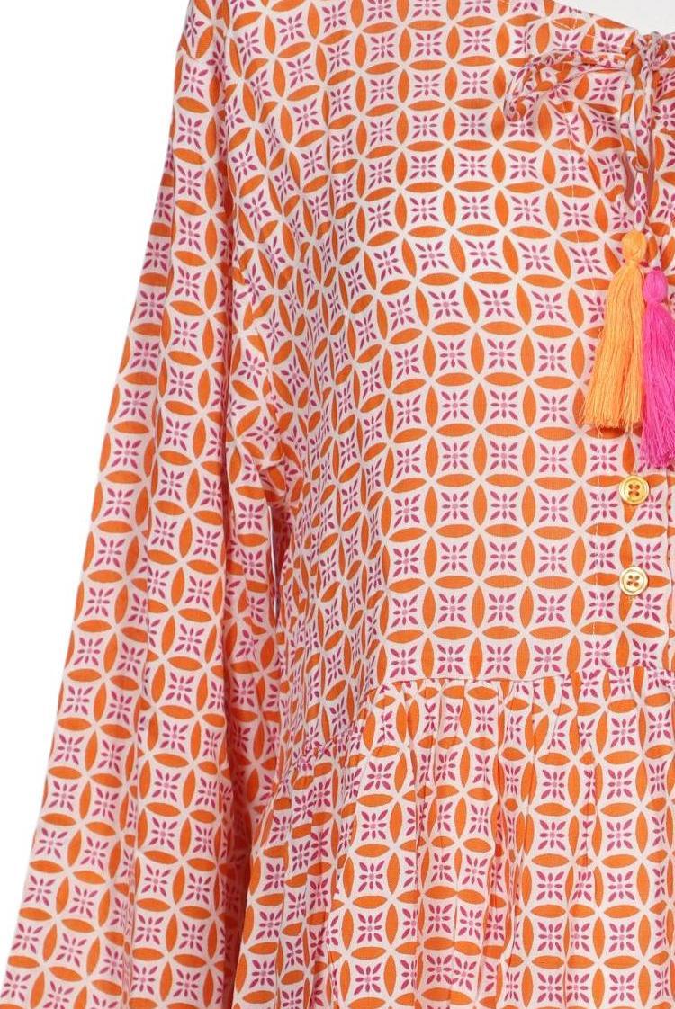 Zwillingsherz Damen Dress Orange S 4