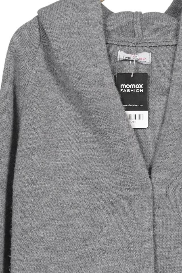 Zwillingsherz Women's Cardigan Gray 3XL 4