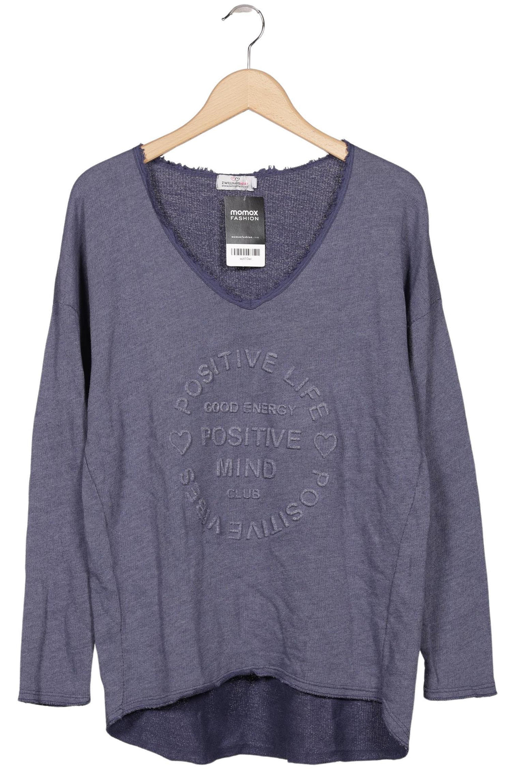 Zwillingsherz Women's Sweater Blue Size S 3