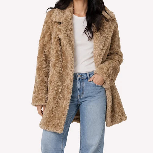 Fake Fur Mäntel Damen Second Hand