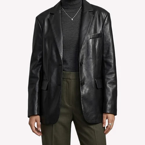 Lederblazer Damen Second Hand