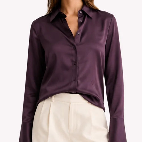 Satinblusen Damen Second Hand