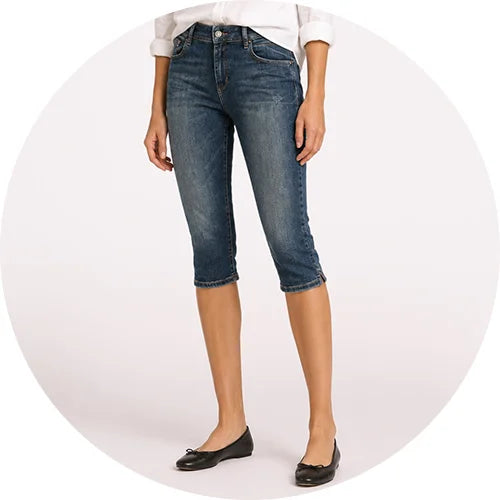 Capri Jeans Damen Second Hand