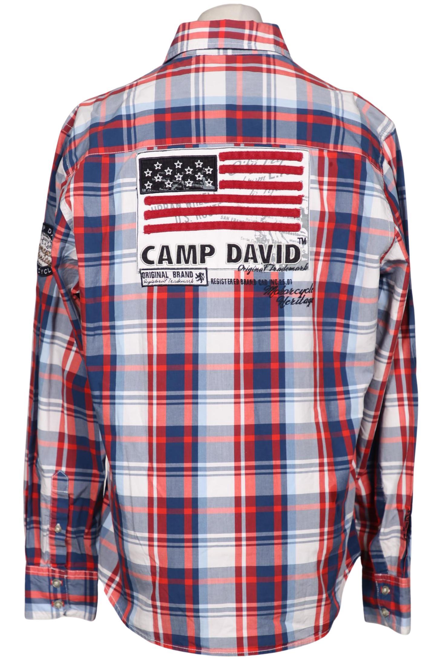 Camp David Mehrfarbig Hemd Herren L Second Hand