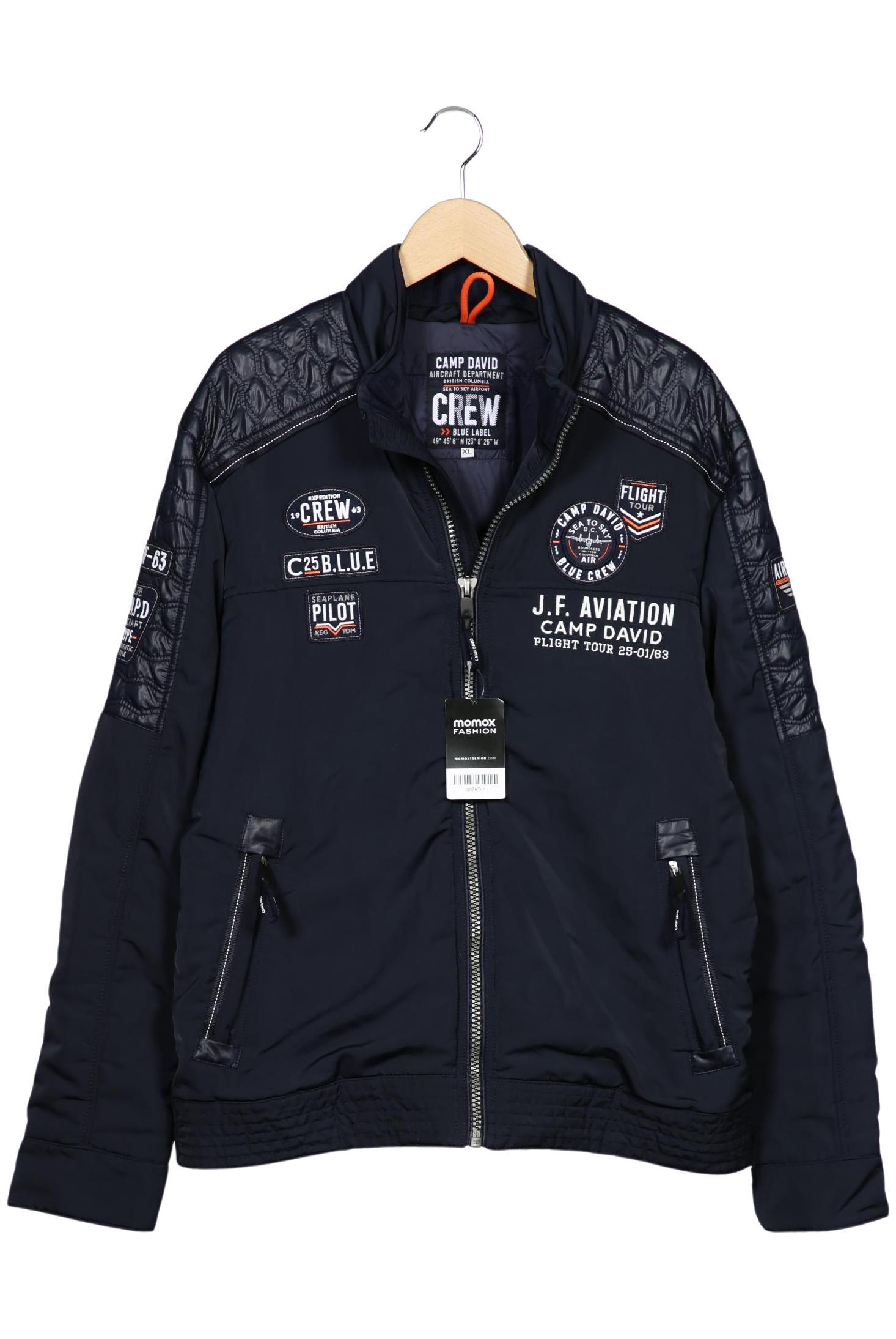 Camp David Marineblau Jacke Herren XL Second Hand