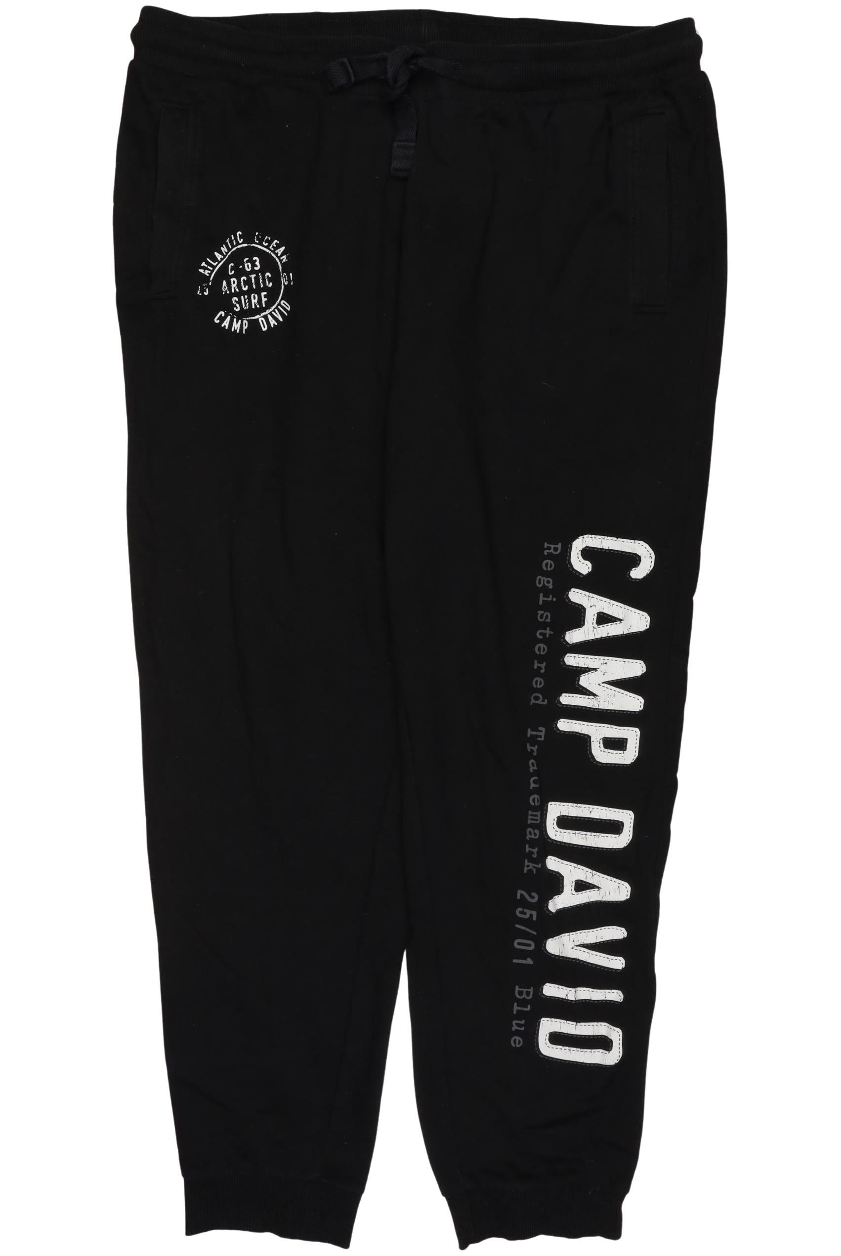 Camp David Schwarz Stoffhose Herren 3XL Second Hand
