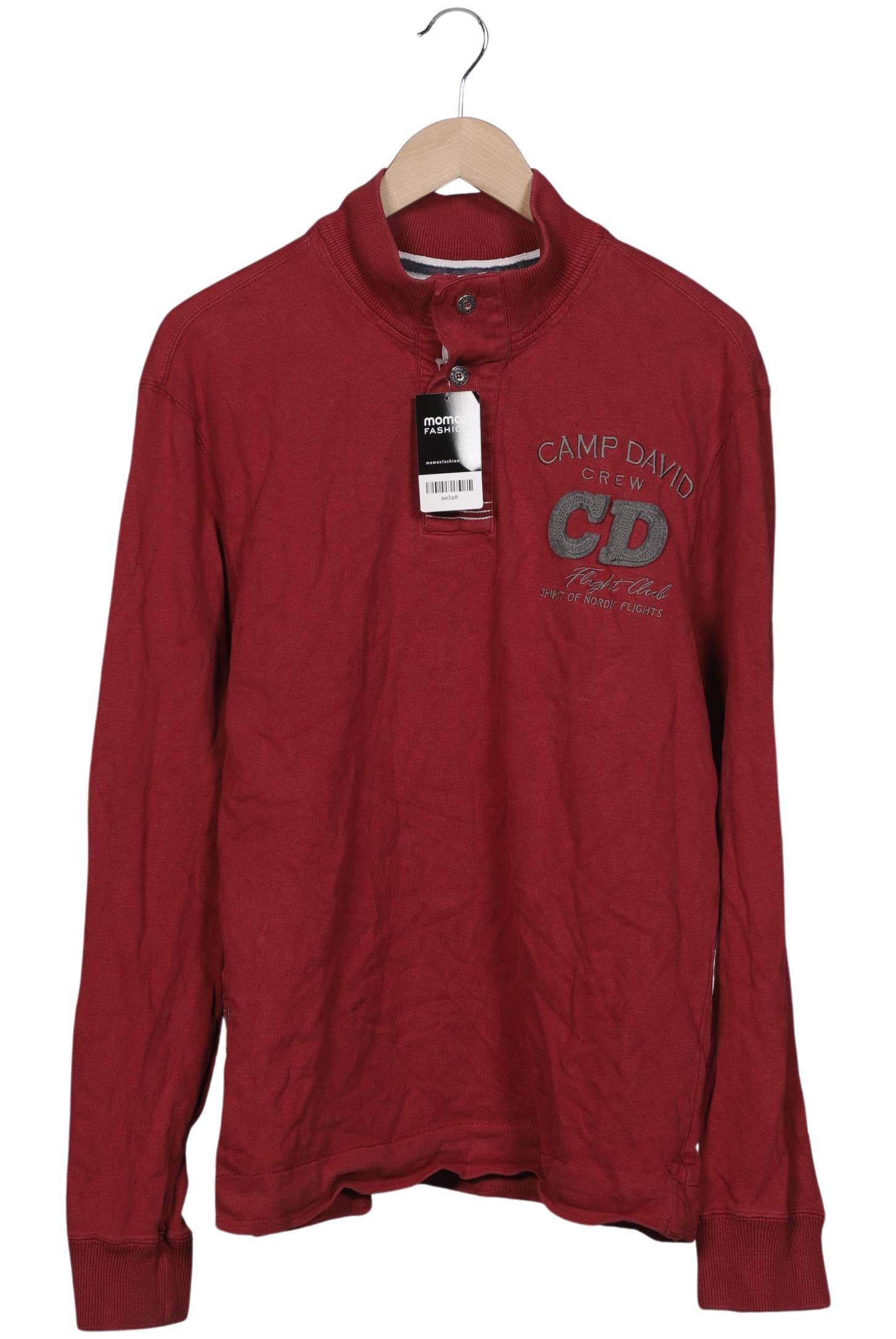 Camp David Rot Sweatshirt Herren L Second Hand