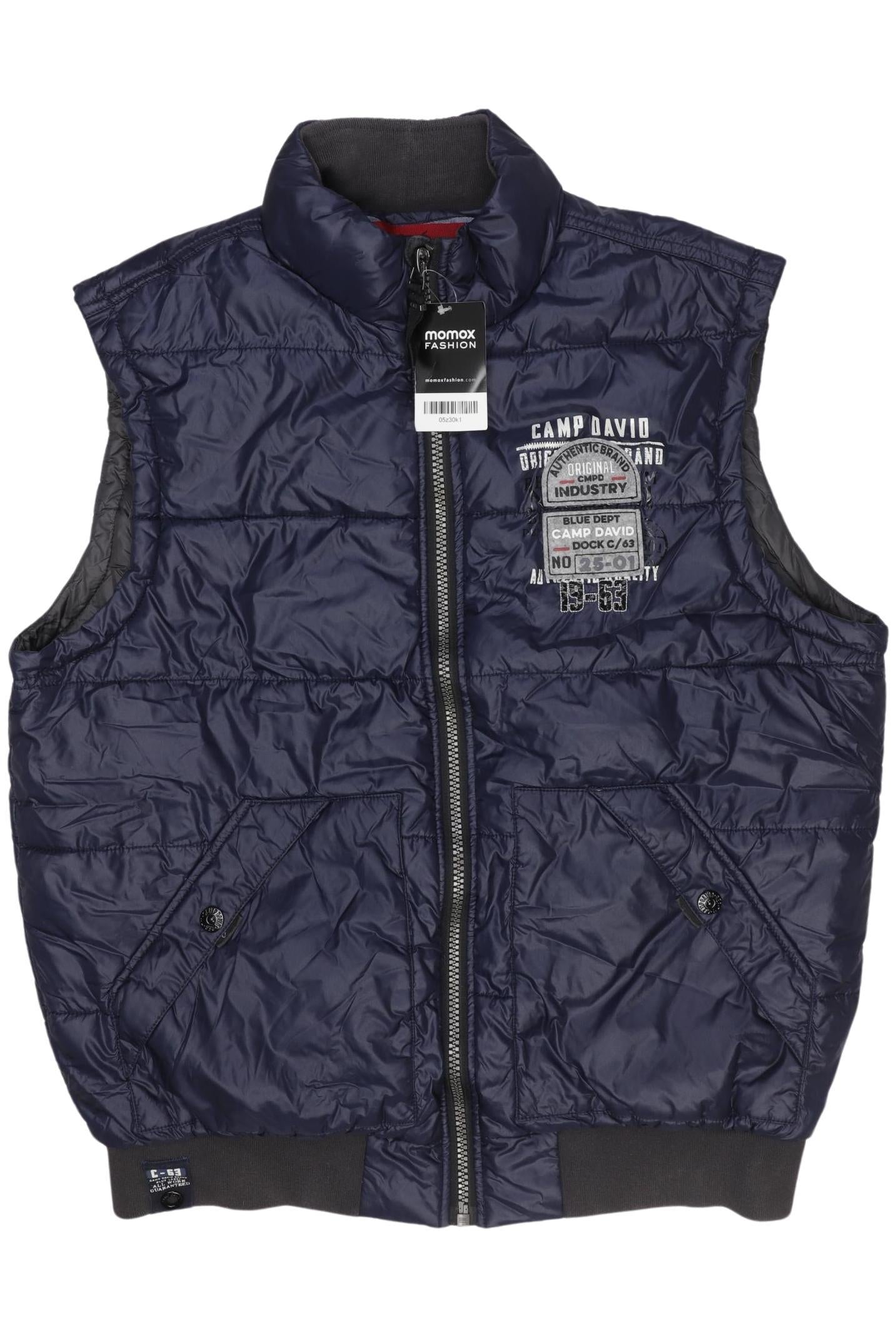 Camp David Marineblau Weste Herren XL Second Hand