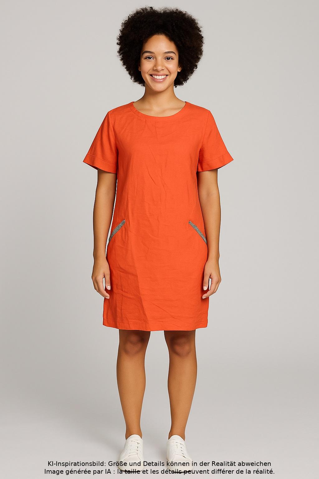 oui-damen-kleid-orange-b84635b3-39e8-4b2c-a047-7ed9aadd5d2a-image-0