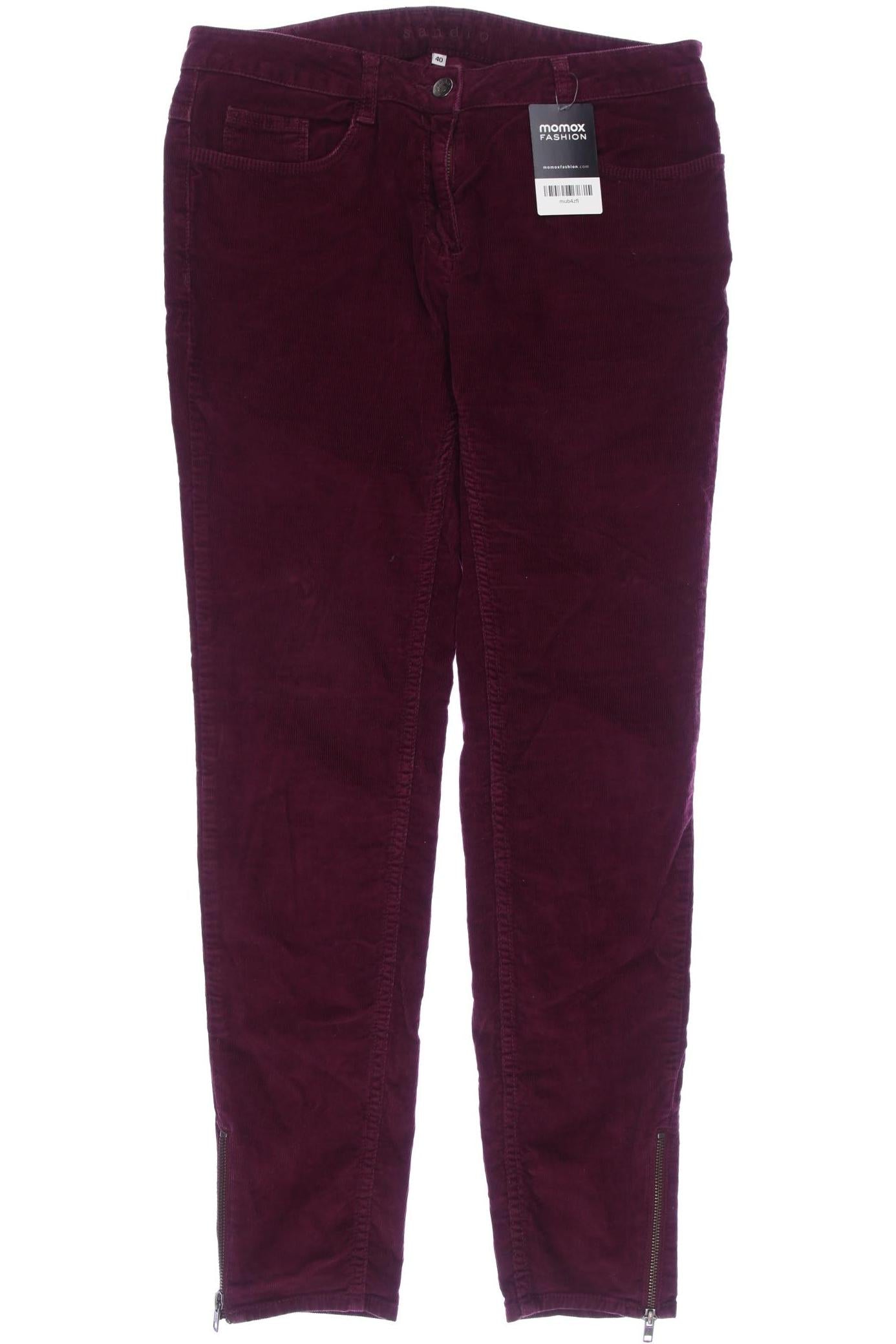 sandro-damen-stoffhose-bordeaux-dab65164-9eb7-4543-a0a4-24ab47c96b08-image-0